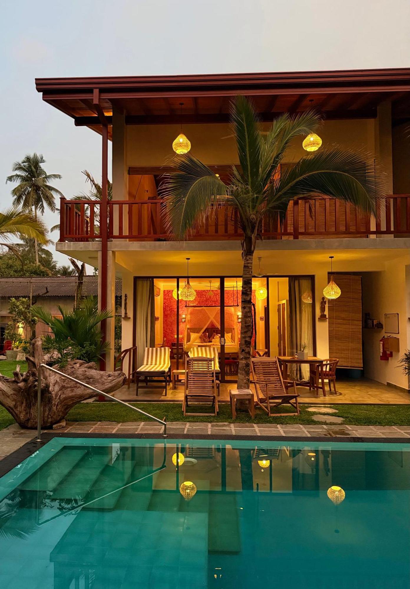 Sri Palms Bed and Breakfast Kosgoda Exteriör bild