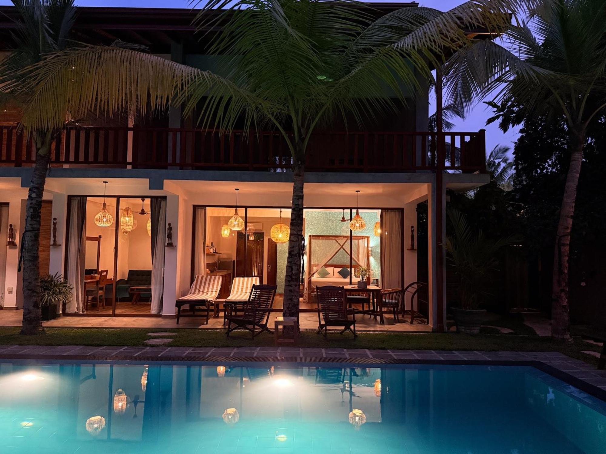 Sri Palms Bed and Breakfast Kosgoda Exteriör bild