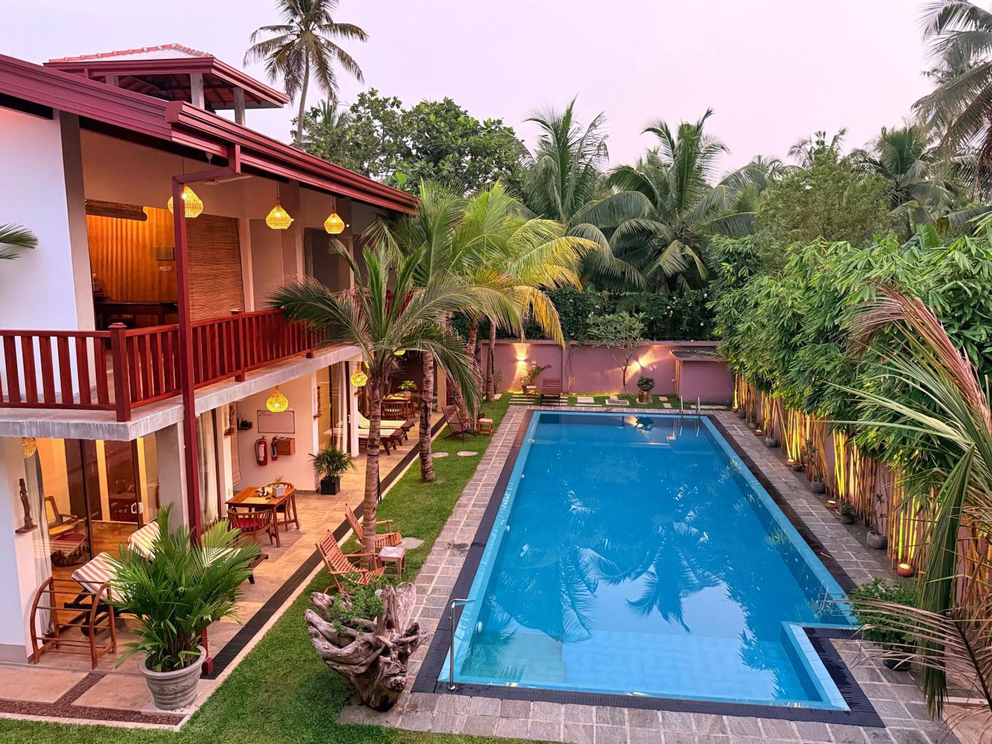 Sri Palms Bed and Breakfast Kosgoda Exteriör bild